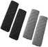 Seat Belt Covers - 4 Pieces - Seat Belt Cushion - Seat Belt Protector - Seat Belt Cover - Shoulder Covers - Car Seat Belt Cover - Shoulder Cover - Car Seat Belt Protector - Universal - Black + Gray - 27cm
