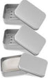 pieces - Soap box with lid - Soap dish - Soap holders - Protective and travel tin - Soap box - Soap dish - aluminum - Travel size toiletries - Bathroom accessories - for holidays and travel
