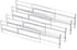 Drawer divider - 4 pieces - Drawer divider - Drawer organizer - Tools - Adjustable/extendable (27.5-52 cm) - For Clothes/Kitchen/Bathroom/Wardrobe - Transparent - Plastic