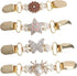 4 pieces - Cardigan clasp - Brooch clip - Women&
