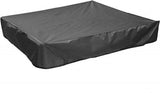 Waterproof sandpit cover - with drawstring - black - 120 x 120 x 20 cm - for sandpit, pool, patio, garden, square - Oxford cloth - waterproof, windproof, dustproof - suitable for protecting children's toys