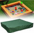 Waterproof sandpit cover - with drawstring - green - 120 x 120 x 20 cm - for sandpit, pool, patio, garden, square - Oxford cloth - waterproof, windproof, dustproof - suitable for protecting children&