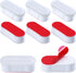 Toilet Seat Buffers - 8 Pieces - Toilet Seat Buffers - Extend Bidet Life - Toilet Seat Buffers - Silent and Soft Closing - Protect Toilet Seat - White - Self-adhesive - TPE, ABS and Plastic