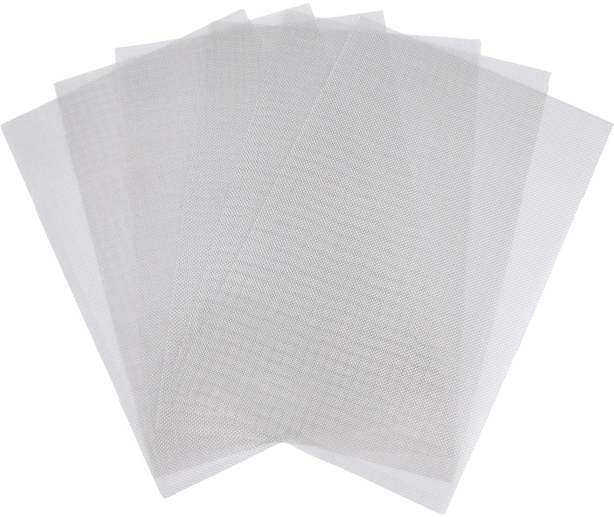 Sieve metal - 6 pieces - 30 x 21 cm - Insect net - 20 mesh - Fine mesh - Metal mesh - Insect mesh - Mouse mesh - Silver - Stainless steel - For cages, ventilation openings, gardens, window screens and filters
