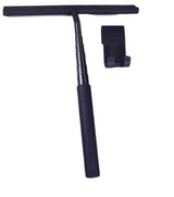 Extendable Shower Squeegee - Shower Squeegee with Holder - Squeegee Shower with 97 cm Telescopic Rod - Aluminum + Silicone - Squeegee - Window Squeegee Shower Squeegee - Squeegee Shower for Shower Doors, Mirrors, Windows, Tiles, Car Windows, Glass Cleanin