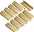 10 pieces - Handle - Furniture handle - Kitchen cabinet handles - Concealed handle - Furniture handles - Cabinet handle - Drawer handles - Door handle - Brushed gold - Arc handle - Aluminum alloy - 96mm