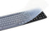 Keyboard Cover - Keyboard Protector - Silicone - Waterproof - Dust and Splashproof - Keyboard Protection - Cover - Dust Cover for Keyboard - For Keyboards - 44.5*13cm - Transparent White