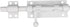 Sliding lock - Sliding lock - Sliding bolt - Gate bolt - Door lock - Bolt - Door bolt - Door lock - Plate bolt - 5 inch - Stainless steel - white - for shed gate storage, garden house door, cupboard