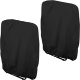 Waterproof Chair Cover - Set of 2 - Garden Chair Cover - Protective Cover for Garden Furniture - Waterproof Chair Cover - Cover for Folding Chairs - Garden Furniture Cover - Garden Chair Cover - 71x20/34x110cm - For Outdoor Use in the Garden, Balcony or T