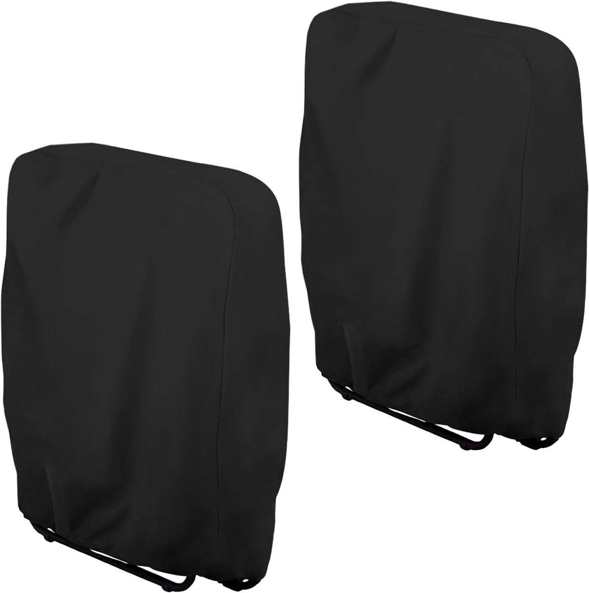 Waterproof Chair Cover - Set of 2 - Garden Chair Cover - Protective Cover for Garden Furniture - Waterproof Chair Cover - Cover for Folding Chairs - Garden Furniture Cover - Garden Chair Cover - 71x20/34x110cm - For Outdoor Use in the Garden, Balcony or T