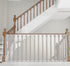Child safety net - Safety gate - 300x79 cm - stair mesh - Safety net - white - Roll-up - Baby safety - Adjustable - for stair railings, balcony beds, railings