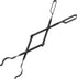 Fire Pit Tongs - Fire Pit Tongs - Fireplace Accessories - Fireplaces - Fire Pit Tool for Outdoor Indoor Camping - Wood Stoves - Fire Pits - Black - Steel - 26 Inch