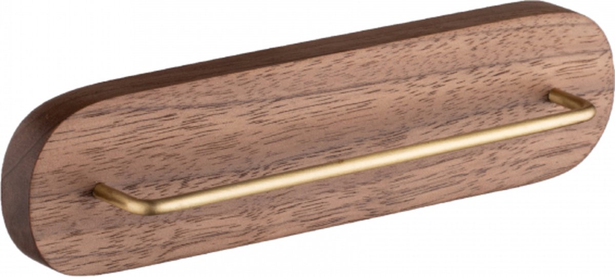 Coffee filter holder - Coffee filter holder - Filter bag holder - Filter paper holder - Conical - Wooden and brass - 13.8*3.5cm - for coffee filter - for restaurant coffee shop