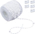 Roman Blind Chain - 20M - with 5 mating connectors - Roller Blind Chain - Curtain Parts - White - Plastic - for 89 mm slats - For repairing roller blinds Shades