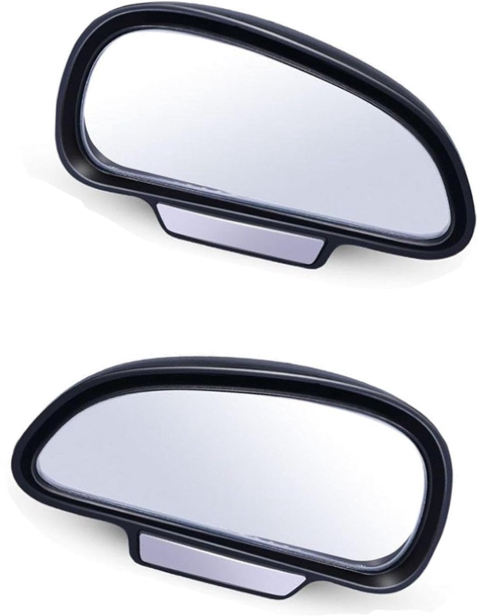 2 pieces (right and left) - Rearview mirror - Banana mirror - Exterior mirrors - Adjustable blind spot mirror - Car mirrors - 16cm - universal - 360 ° - Car/caravan accessories