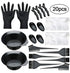 Hair Dye Set - 20-Piece - Paint Brush - Hair Dye Brushes - Brush + Tray + Gloves - Hair Dye Supplies - Hair Dye Starter Kit - Hairdressing Products - Hairdressing Accessories