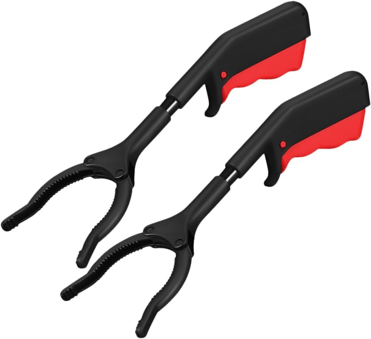 Litter Grabber - Litter Reachers - Pickers - Litter Grabber - Litter Grabber - Litter Grabbers - Litter Picker - Grab Aid - Gripper Extender - Litter Grabber - Black and Red - Plastic and Iron - 30cm - Not Scalable