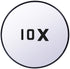 Make-up Mirror - 10x Magnification - With Suction Cup - Magnifying Mirror - Round - Portable Bathroom Shower Mirror - For detailed make-up and skin care up close - 88mm