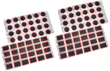 96 pieces - Tire patches - Outdoor bicycle tire tool - Round, rectangular - Ø 28.8 mm, 34 * 24.5 mm - Black - non-adhesive - rubber