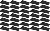Furniture wedges - 35 pieces - Leveling wedges - Leveling pad Base leg - Furniture coaster - Furniture feet - Wedge set - Leveling wedge - Black - 5*3*0.5 cm - Plastic
