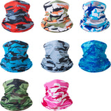 Pieces Neck Scarf - Face Shield - Thin Material for Sports - Multifunctional Neck Warmer - Polyester - Cycling Bike Running Scarf - Unisex - Size One Size