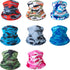 Pieces Neck Scarf - Face Shield - Thin Material for Sports - Multifunctional Neck Warmer - Polyester - Cycling Bike Running Scarf - Unisex - Size One Size