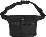 Hairdresser's Bag - Hairdresser's Belt Bag - Hairdresser's Scissor Bag - Canvas - 34*18 cm - For combs, clips - Black