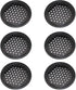pieces - air grilles - ventilation grille cover - ventilation grille - ventilation holes - 53mm - black - round - stainless steel - for kitchen, bathroom, wardrobe, cupboard