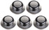 Pot Lid Knob - 5 Pieces - Lid Knob - 5-12mm Universal - Lid Handle - Kitchen Cookware Knob - For Replacing Pot Lids - 5.8*2.3cm - Silver and Black