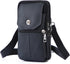 Belt Bag - with Shoulder Strap - Standing Belt Bag - Leather - Men - Belt Bag - Neck Bag - Belt Pouch - Men&