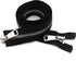 Zipper - Pack of 2 - Two-way zipper - Double slider - Divisible - Silver teeth - Black, silver - No. 5 70 cm - For jackets and coats