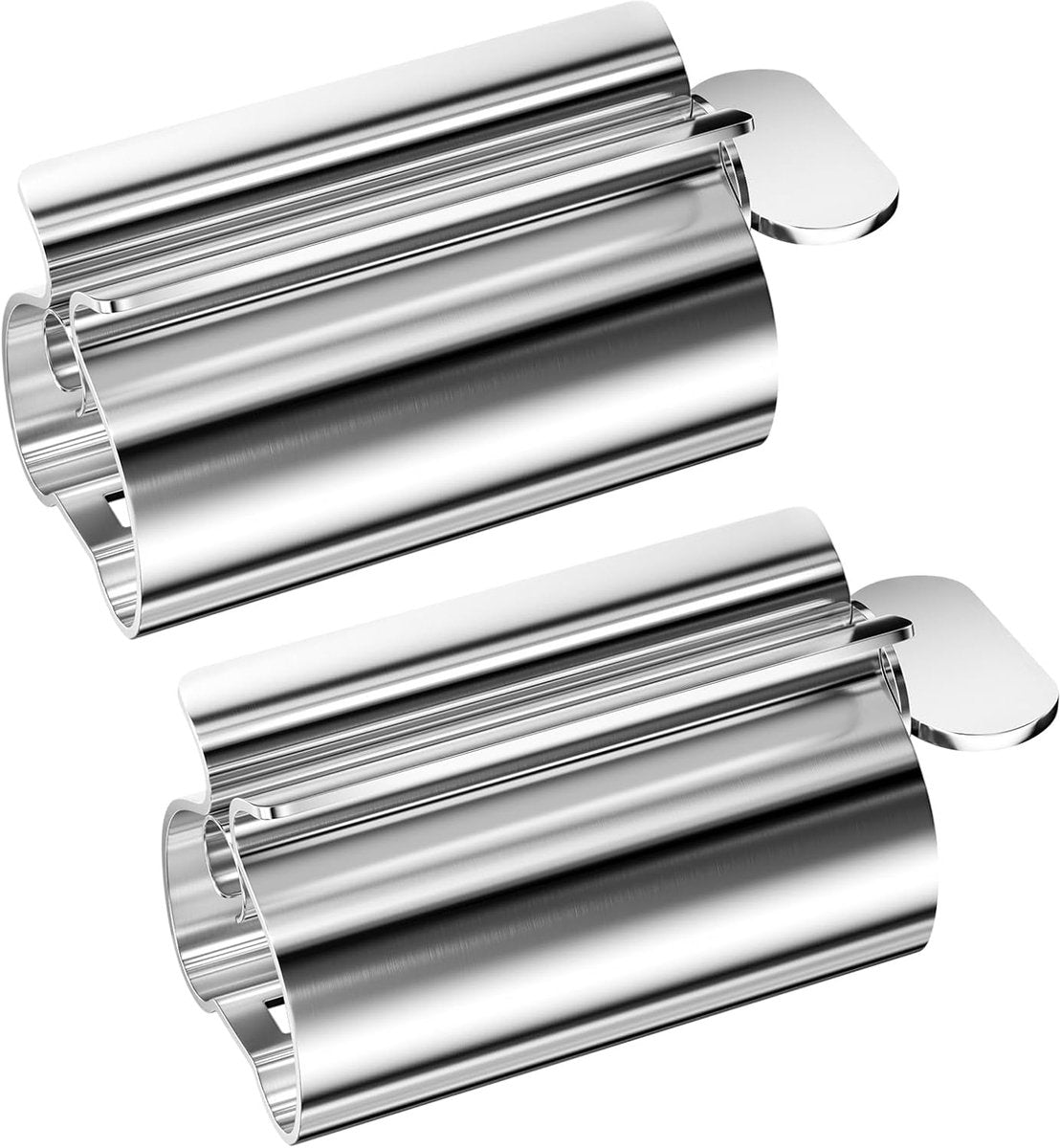 Stainless steel tube squeezer - Tube squeezer for toothpaste and cosmetics - 2 pieces