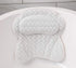 Bath Pillow - Spa Bath Pillow - Neck Pillow - Bath Pillow for the Bath - Headrest - Spa Pillow - White - with Anti-Slip Suction Cups - 42x44cm - for the Bath and Jacuzzi - Bath Accessories