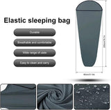 Sleeping Bag - Summer Sleeping Bag - Sleeping Bag - Thin Sleeping Bag - Travel Sheet - Inner Sleeping Bag - Lightweight - 1 Person - for Travel, Hotels & Hostels, Camping - Gray - 80*200cm - Polyester