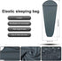 Sleeping Bag - Summer Sleeping Bag - Sleeping Bag - Thin Sleeping Bag - Travel Sheet - Inner Sleeping Bag - Lightweight - 1 Person - for Travel, Hotels & Hostels, Camping - Gray - 80*200cm - Polyester