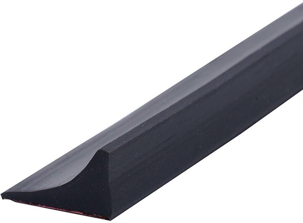 Shower thresholds - 2 meters - Anti-water strip - Foldable shower water dam - dry and wet separation - black - Sanitary Water Stopper - TPE - shower threshold water stop barrier and retention system and keeps water within the threshold