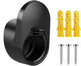Charging cable mounting bracket for car - universal cable holder for EV - black