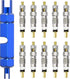 Presta Valve Cores - 10 Pieces - Zinc Alloy - With Extension Wrench - Bicycle Presta Valve Core Removal Kit - Presta Valve Core Replacement Kit - Tire Repair