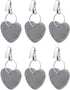 Table Weights - 6 pieces - Heavy Tablecloth Weights - Marble - Tablecloth Weights - Gray