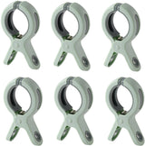 6 Pieces Beach Towel Clips - Plastic Quilt Clips - Clothes Pegs - Large Clothes Peg Towel Pegs - Windproof - Green - For daily laundry, beach towels, bath towels, bed linen and thick clothing