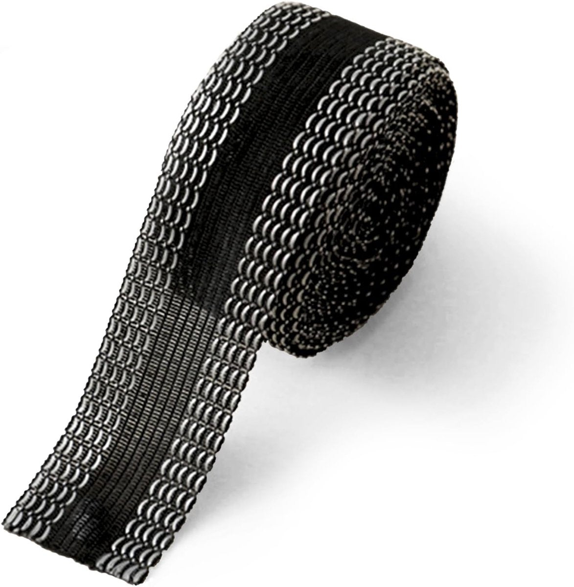 Iron-on tape - easily shorten trousers yourself - Black - hem tape - for shortening - Trouser shortening aid - Iron-on - 10 meters - 2.5 cm wide - Polyester