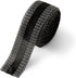 Iron-on tape - easily shorten trousers yourself - Black - hem tape - for shortening - Trouser shortening aid - Iron-on - 10 meters - 2.5 cm wide - Polyester