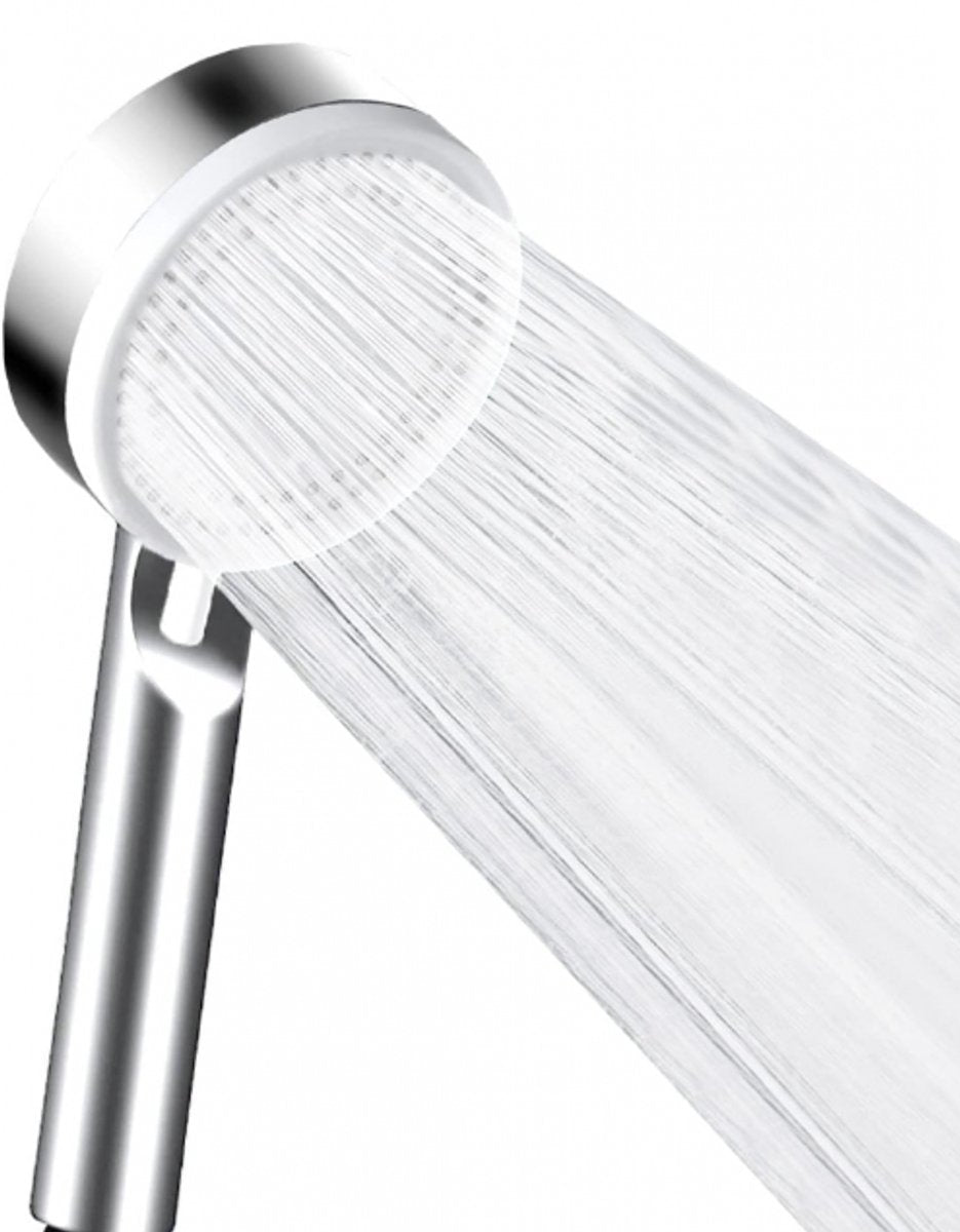Shower head - 5 jet types - Wellness - 5 spray modes - silver - Better skin - Hand shower - Antibacterial - Anti-limescale protection - Anti-rust