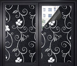 Window film - Blackout window film - Blackout window film - Sun protection - Anti-glare - Adhesive window film - Blackout cloth - Black - Including scraper - Easy installation - Window sticker - 45x100cm - Supplied with self-adhesive backing - B