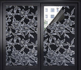 Window Film - Blackout Window Film - Blackout Window Film - Sun Protection - Anti-glare - Adhesive Window Film - Blackout Cloth - Black - Including scraper - Easy installation - Window sticker - 45x100cm - Supplied with self-adhesive backing - D
