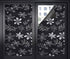 Window Film - Blackout Window Film - Blackout Window Film - Sun Protection - Anti-glare - Adhesive Window Film - Blackout Cloth - Black - Including scraper - Easy installation - Window sticker - 45x100cm - Supplied with self-adhesive backing - E