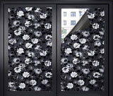 Window Film - Blackout Window Film - Blackout Window Film - Sun Protection - Anti-glare - Adhesive Window Film - Blackout Cloth - Black - Including scraper - Easy installation - Window sticker - 45x100cm - Supplied with self-adhesive backing - F