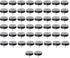 Felt Pads with Screw - Pack of 50 - Floor Protectors - Felt - Furniture Protectors - Anti-Scratch Furniture Coasters - Protective Felt - Round - Against Floor Scratches - Furniture Protection - Chair Leg Protectors - Under Furniture - 20 mm - Black