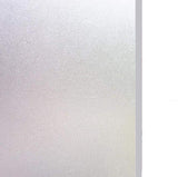 Window film - Easy installation - Glue-free adhesive film for windows and bathrooms - Static - 45cm*3m - white - PVC - Frosted