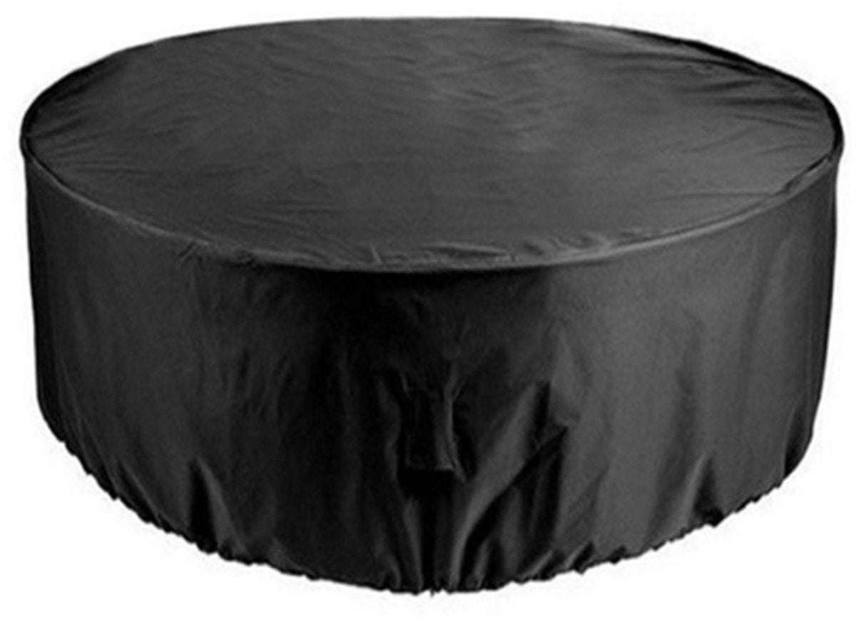 Garden furniture cover - Garden table cover - furniture covers - garden table cover - round garden furniture cover - waterproof garden furniture covers - 120 x 75 cm - Waterproof - Windproof - Dustproof - Anti-UV - round - 210D Oxford cloth - black - for 